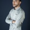 Men shirt with skis