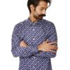 Men shirt with fishes
