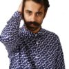 Men shirt with fishes
